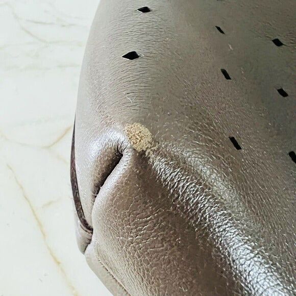 MADEWELL Mini Transport Perforated Leather Crossbody Bag - Castle Rock - Picture 5 of 11